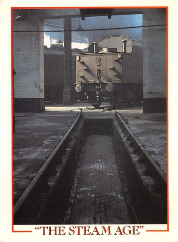 Athena postcard steam age - athena, used