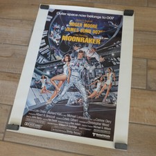 Original 1979 James Bond – Moonraker – Roger Moore Movie Poster – 20.5" x 27"