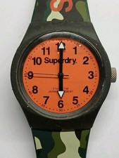 Mens Superdry Watch Working Battery In Used Condition Missing Buckle