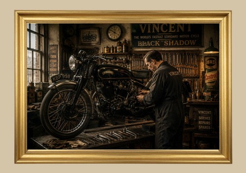Vincent black shadow - black,