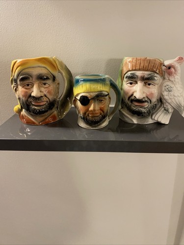 Toby jugs vintage pottery good - jugs,