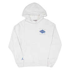 AIR JORDAN Mens White Hoodie M