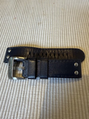 Steel blue leather 25mm - tw,