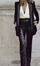 ZARA WOMAN BLACK HIGH WAIST