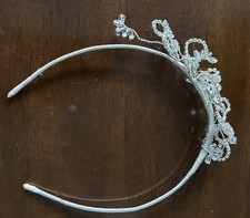 Richard Designs silver & Crystal Wedding Tiara For Hair