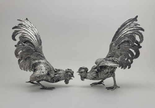 Stunning antique solid - solid, silver