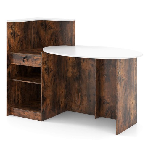 Reception desk with lockable - reception,