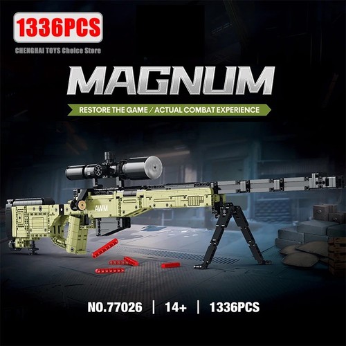 1336pcs military awm sniper - military,