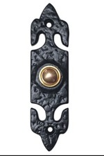 Black and brass fleur lys - black,