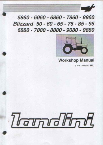 Landini tractor 6880 - 6880, 8880