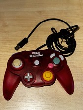HORI PAD CUBE Gamecube Controller Pad Clear Red HGC-06 - Japan Import