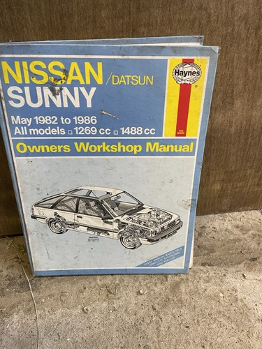 Nissan datsun sunny 1982 1986 - sunny, 1982-1986
