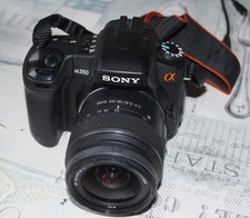 Sony Alpha A350 DSLR Camera 2x