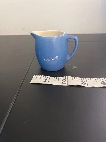 New devon pottery tiny blue - devon,