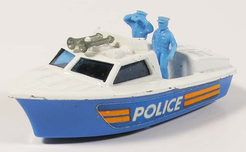 Police launch matchbox - launch, no
