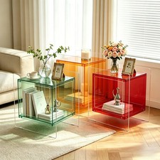 Acrylic Nightstand Side Table