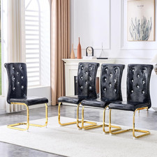 Elegant Set of 4 Black