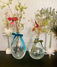 Set of 2 Beautiful Aqua