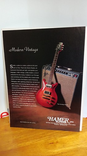 Vintage hamer guitar 1991 - vintage,