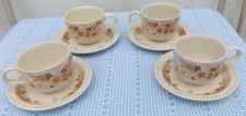 Poole Summer Glory  Tea Cups & Saucers   Set of 4 £19.99 (Free Post UK)