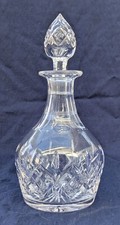STUART Lead Crystal GLENGARRY Cut Glass Spirit Decanter - 27cm, 1kg