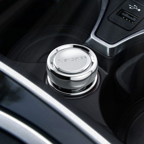 Chrome button cap - button, car