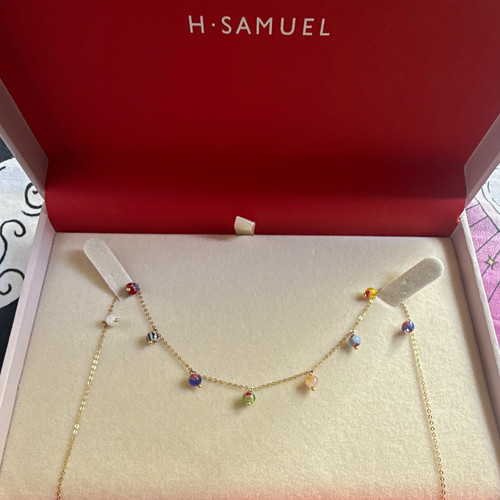 Samuel 9ct gold station - samuel,