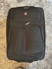 WENGER Wheeled Suitcase Swiss Gear Expandable Hybrid Black Medium