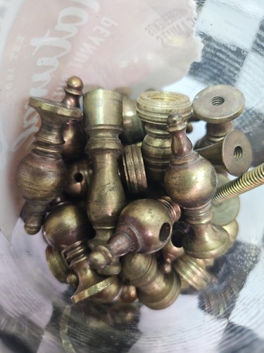 Lot brass parts various - brass,
