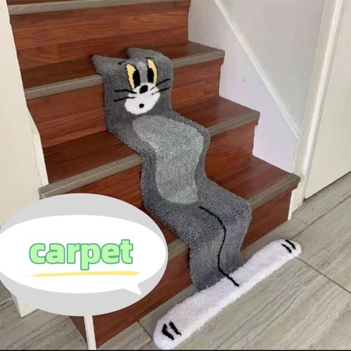 Cute tom cat carpet imitation - cute,