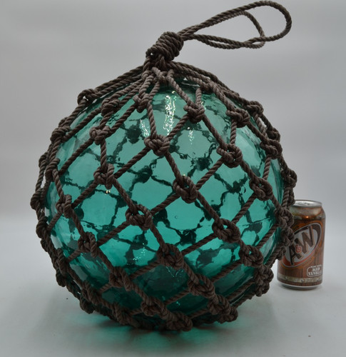 Vintage glass fishing float - glass, in