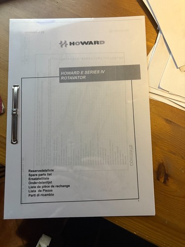 Howard rotavator series iv - series,