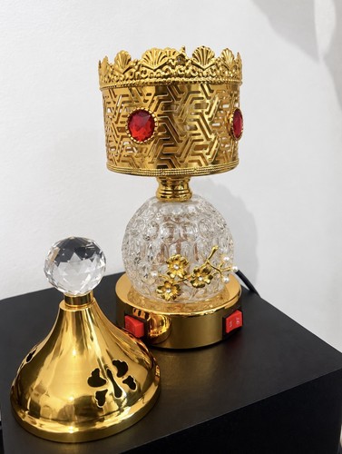 Luxury gold electric bakhoor - gold,