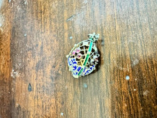 stunning sterling  & enamel