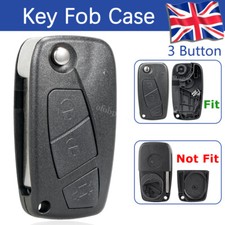 Replacement For Fiat Ducato Idea Punto Panda Brava Grande Car Key Fob Case Cover