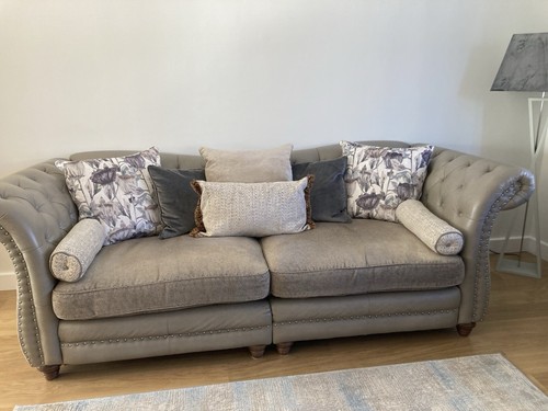 Sofa leather fabric sofology - leather, &fabric
