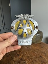 Vintage Chrome / Enamel AA Car