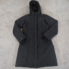 North Face Coat Womens Medium Black Parka Goose Down Overcoat Jacket Hooded