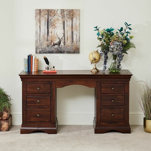 Twin pedestal desk - twin, french