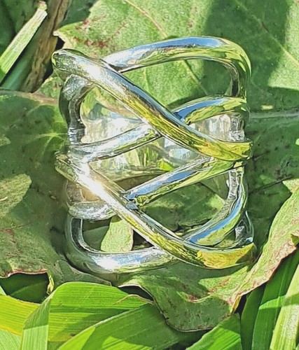 Two tone ring sterling - sterling, silver