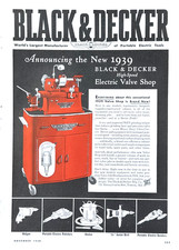 1938 Ad Black & Decker Mfg Co