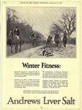 1932 Advert for ANDREWS 'Liver