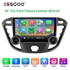 10" Car Stereo Android 14 Carplay For Ford Transit Custom GPS NAV BT Radio 4+64G