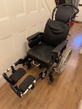 Sunrise Cirrus 5 Tilt In Space Recliner Manual Wheelchair Lateral Leg Supports