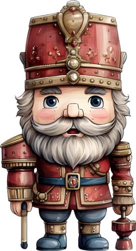 Christmas nutcracker wall art - christmas,