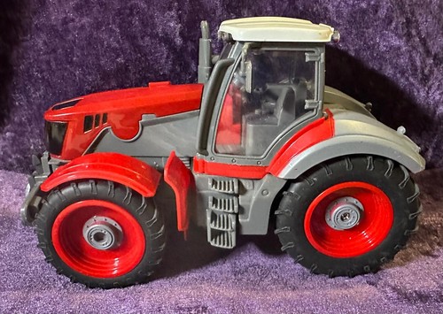 Farm tractor toy red grey - farm, &