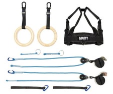 GRAVITY FITNESS Assisted Calisthenics & Gymnastic Rings suspension System