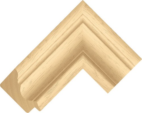 70mm wide natural scoop wood - 70mm,