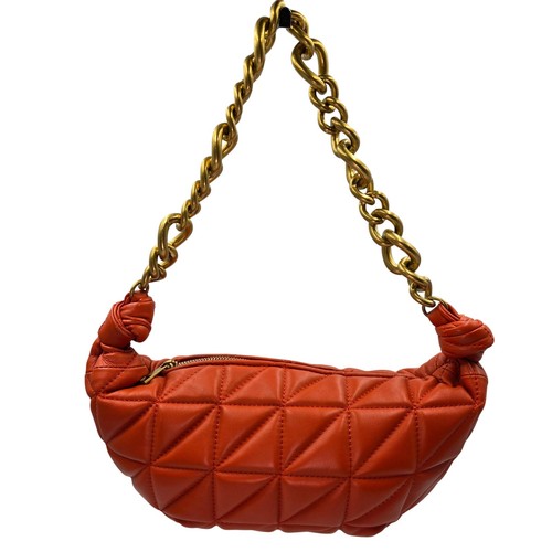 Zara quilted burnt orange - quilted,