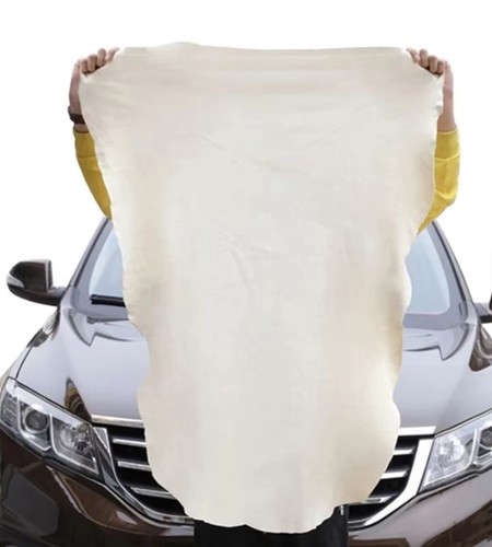 Natural chamois large leather - natural,